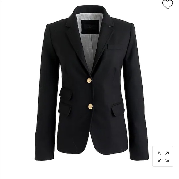 J Crew Schoolboy Blazer - Black - EUC - 14 Tall